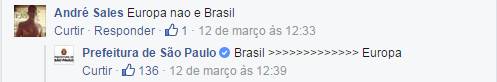 Treze respostas da Prefeitura de São Paulo aos comentários em sua página no Facebook