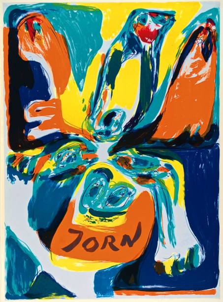 Desenho do dinamarquês Asger Jorn Desenho do dinamarquês Asger Jorn