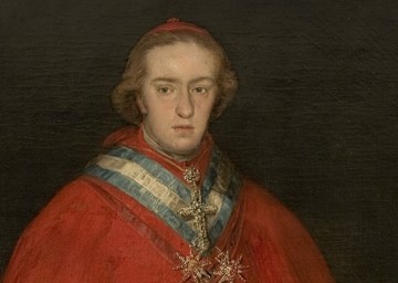 Retrato do Cardeal Luis Maria de Borbon y Vallabriga - Goya Retrato do Cardeal Luis Maria de Borbon y Vallabriga - Goya