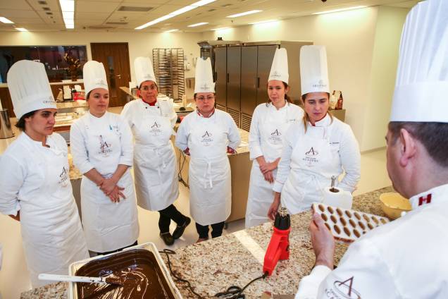Aula na Chocolate Academy São Paulo Aula na Chocolate Academy São Paulo