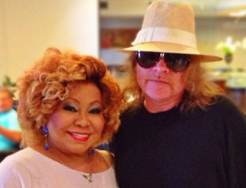 Axl Rose e Alcione trocam elogios na internet: “Maravilhosa”