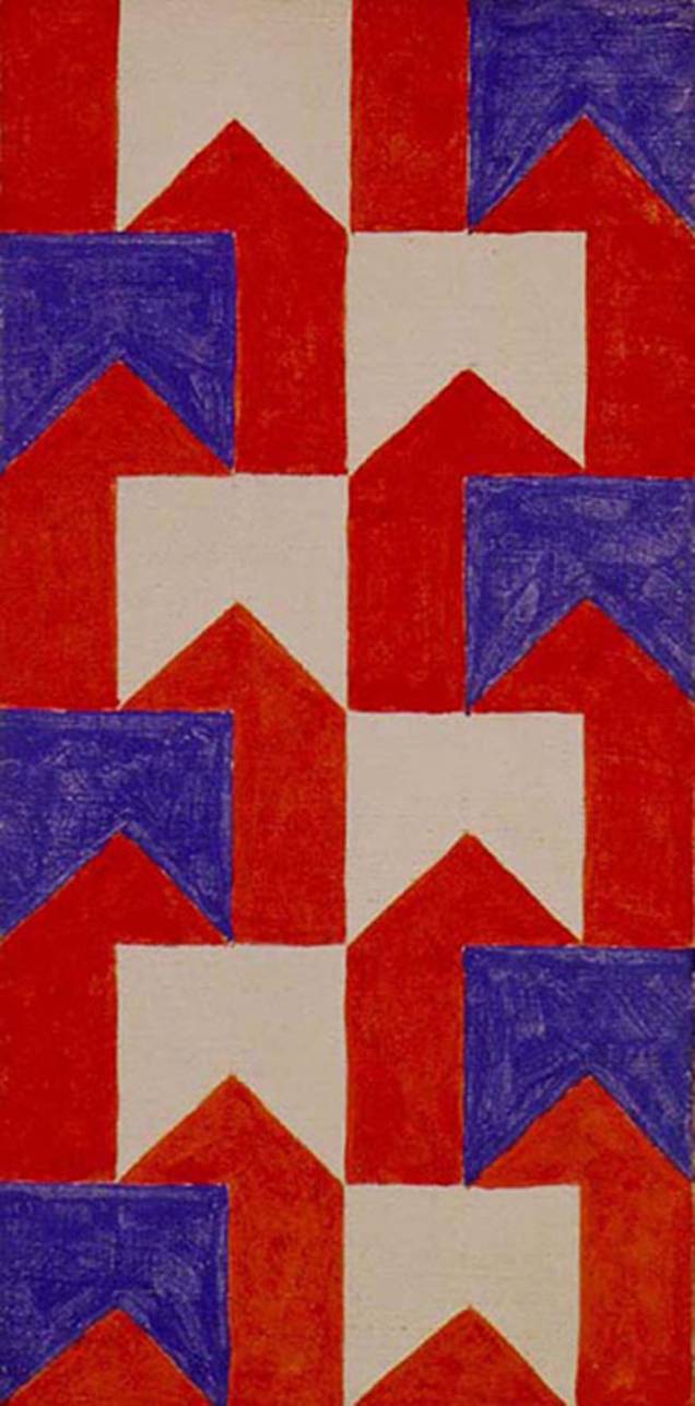 Bandeirinha, 1958: uma telas de Volpi que fazem parte do acervo do MAC Bandeirinha, 1958: uma telas de Volpi que fazem parte do acervo do MAC