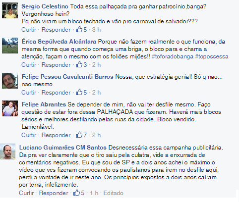 Banga - repercussão Banga - repercussão
