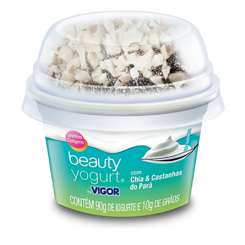 Vigor e beauty’in lançam “iogurte de beleza” enriquecido com colágeno