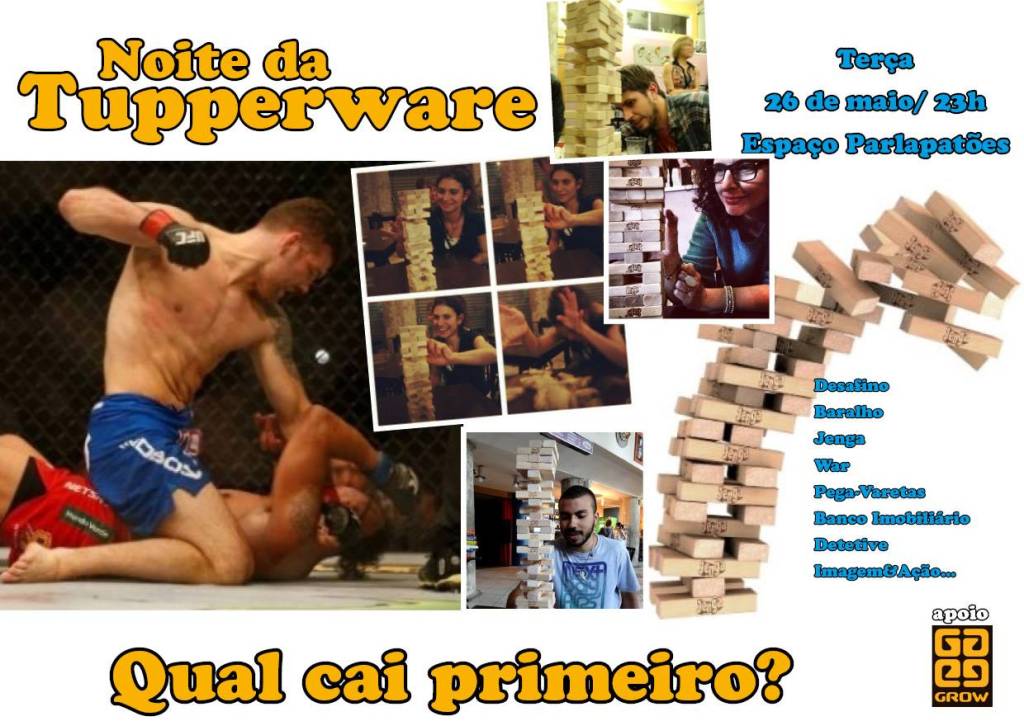 Os oito cartazes mais divertidos da Noite da Tupperware, a festa das terças do Espaço Parlapatões