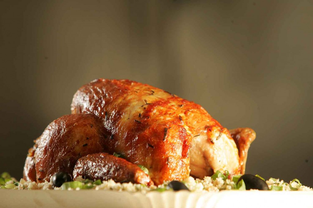 Frango inteiro: R$ 23,50 na Bologna (Foto: Fernando Moraes)