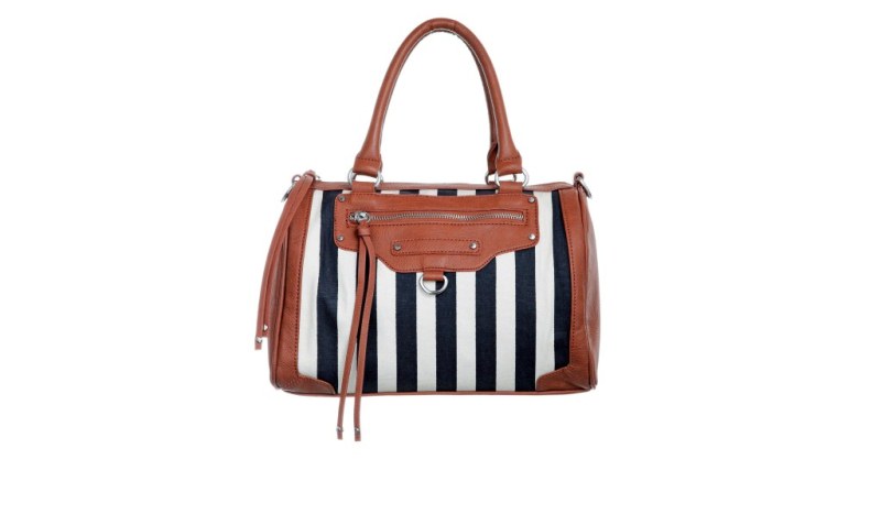 Bolsa de lona e couro sintético Collins