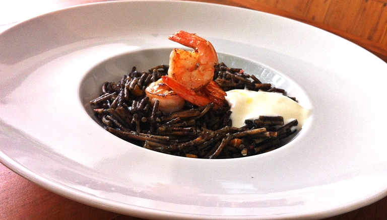 Receita: fideuá negra