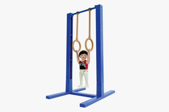 Boneco Playmobil inspirado nas modalidades disputadas na Olimpíada
