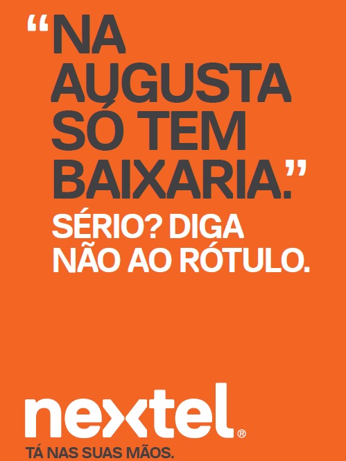 Depois de artistas, Nextel explora clichês de bairros paulistanos em campanha