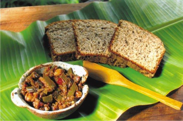 Caponata de casca de banana verde