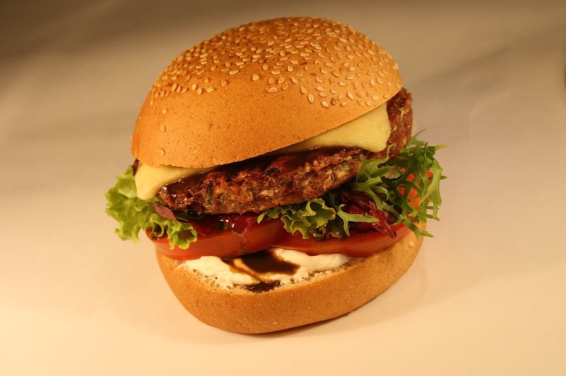 Hambúrguer gourmet de carne-seca Hambúrguer gourmet de carne-seca