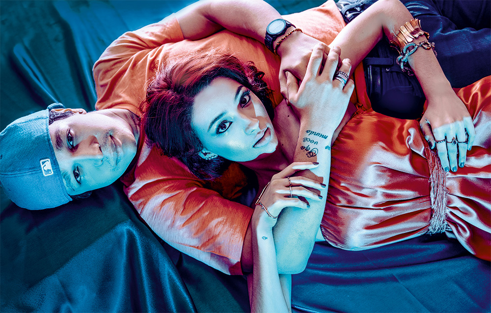 Carolina Oliveira e Felipe Mojave: namoro entre intervalos de compromissos