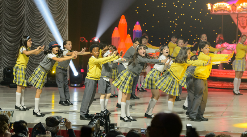 Elenco da novela Carrossel no Circo Tihany