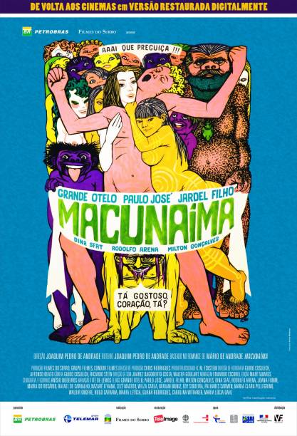 Cartaz de "Macunaíma" (1969): versão cinematográfica de um clássico da literatura brasileira Cartaz de "Macunaíma" (1969): versão cinematográfica de um clássico da literatura brasileira