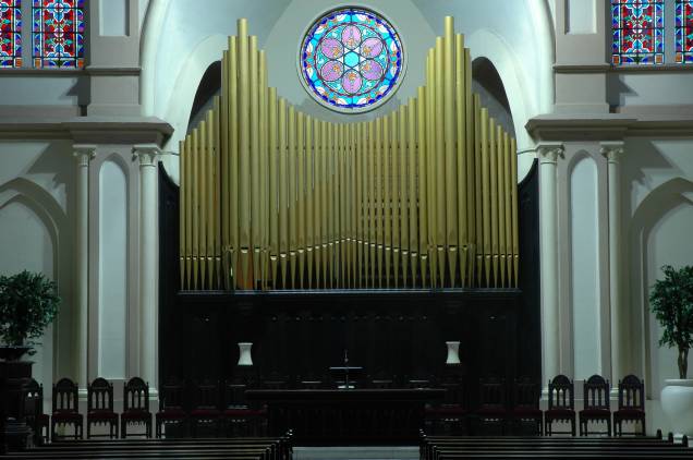 Catedral Evangélica: órgão com 1.700 tubos Catedral Evangélica: órgão com 1.700 tubos