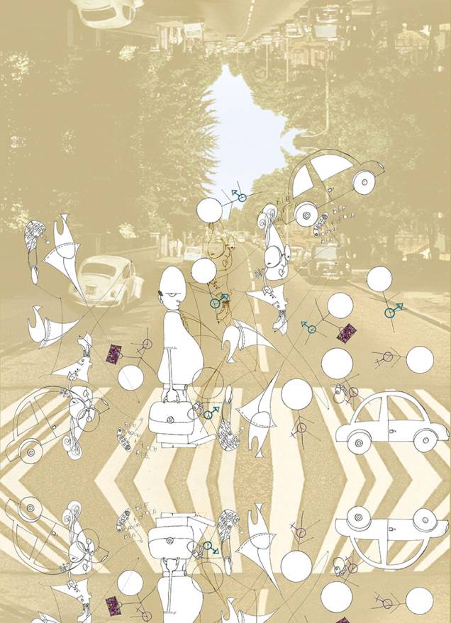 On Abbey Road: obra de Catharine Gomes On Abbey Road: obra de Catharine Gomes