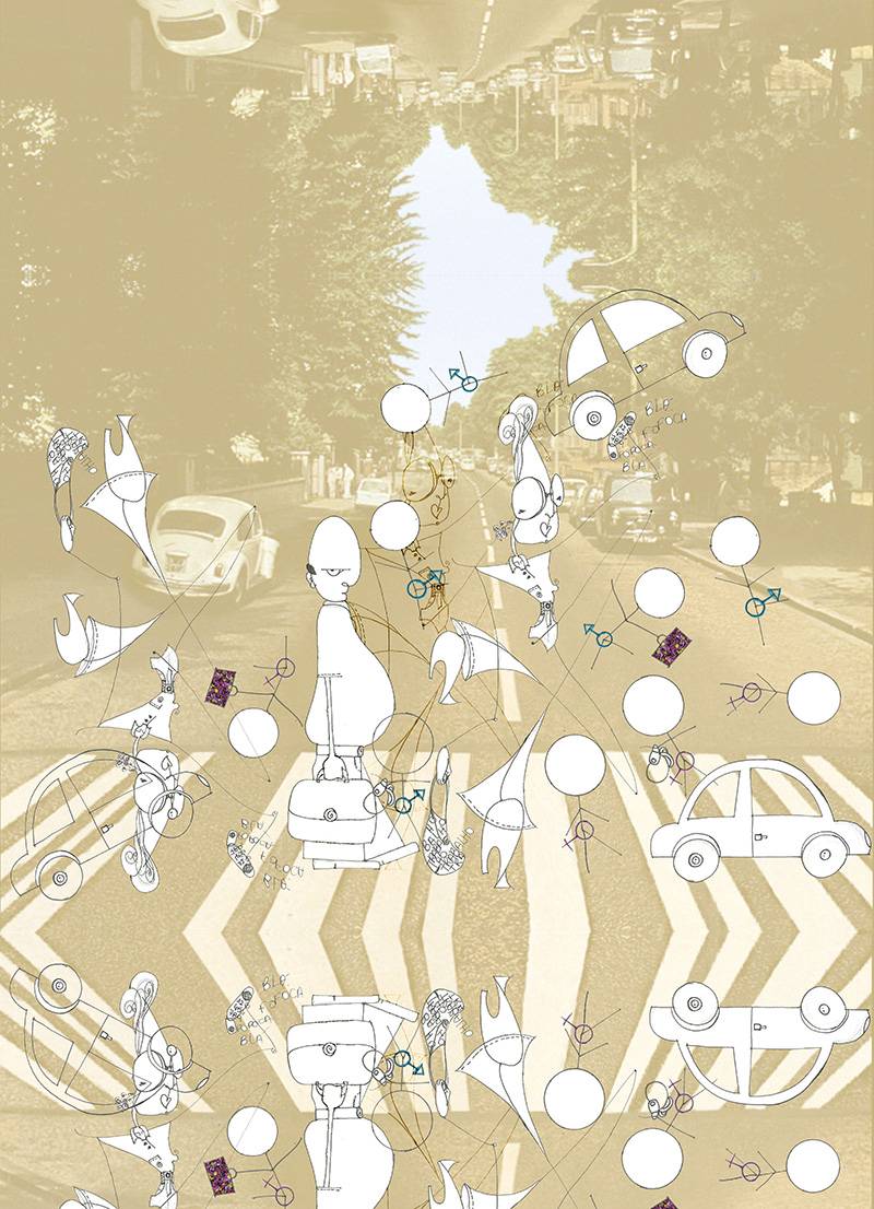On Abbey Road: obra de Catharine Gomes On Abbey Road: obra de Catharine Gomes