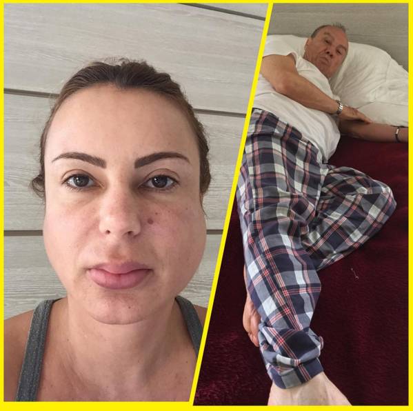 Stênio Garcia e a mulher, Marilene, contraem caxumba e criticam saúde no país
