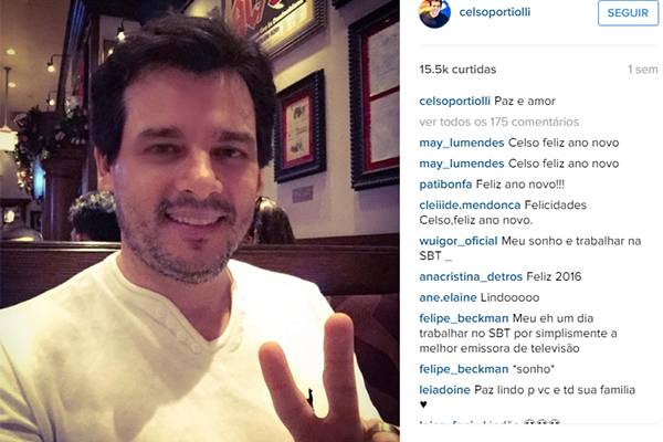 Celso Portiolli muda o visual e é comparado a Renato Russo no Instagram