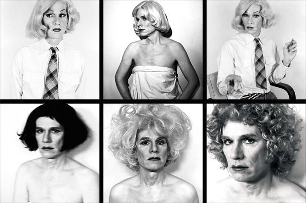 Andy Warhol retratado como mulher: mostra reúne cinquenta imagens Andy Warhol retratado como mulher: mostra reúne cinquenta imagens