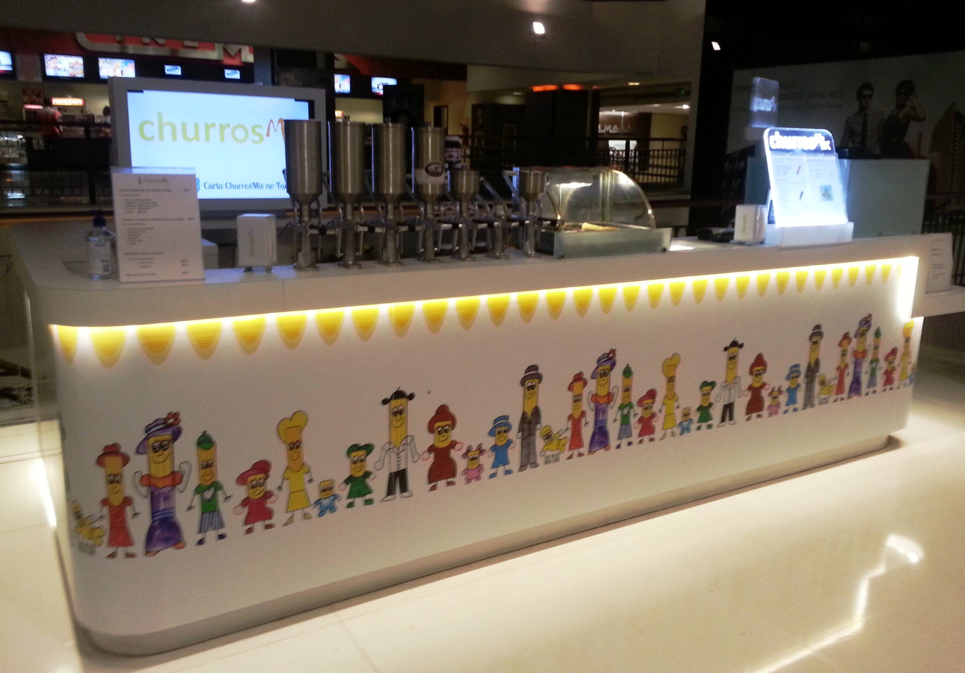 Churros em estilo espanhol no Shopping Pátio Paulista
