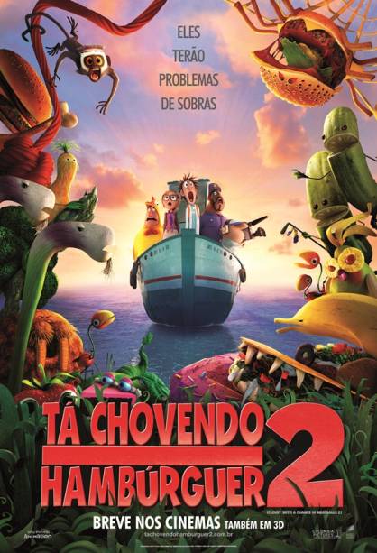 Tá Chovendo Hambúrguer 2: pôster do filme Tá Chovendo Hambúrguer 2: pôster do filme