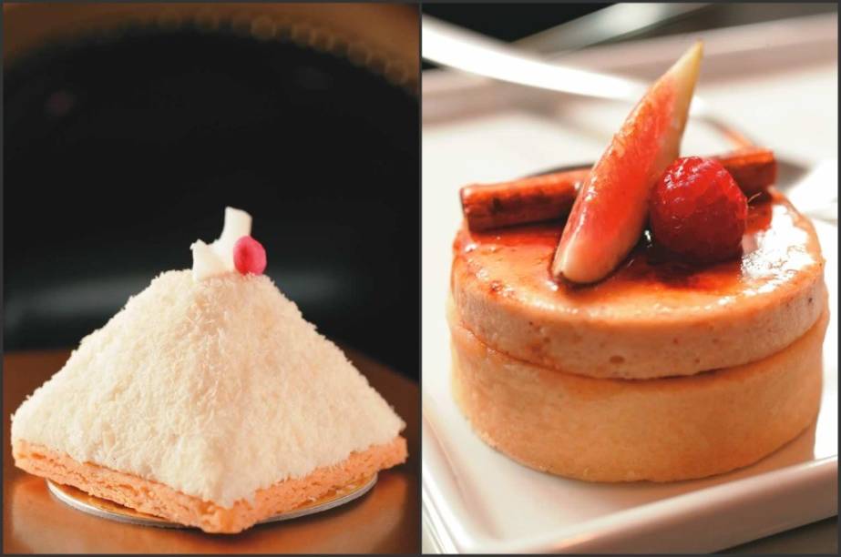 Duas tortas tentadoras: lichia e figo Duas tortas tentadoras: lichia e figo