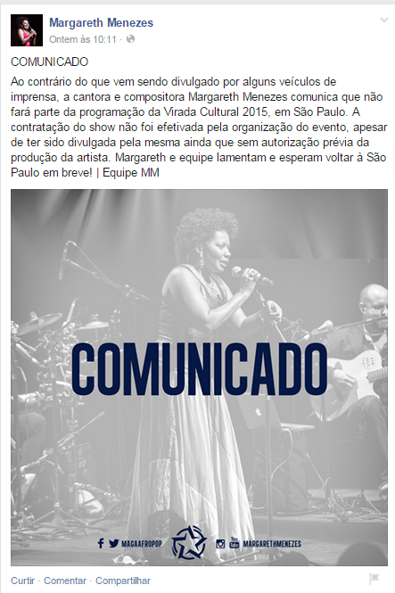 comunicado margareth