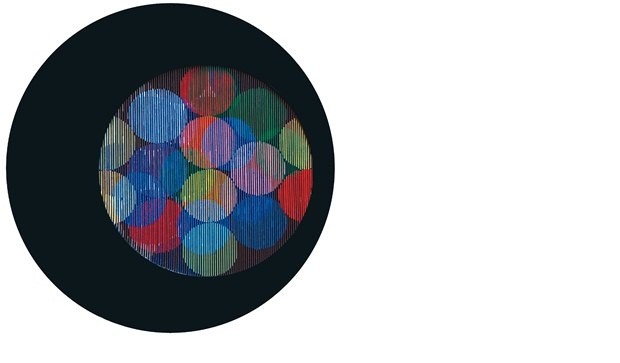 Physichromie 93: obra de Carlos Cruz-Diez feita em 1963 Physichromie 93: obra de Carlos Cruz-Diez feita em 1963