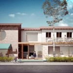 Projeto original da fachada: clima praiano