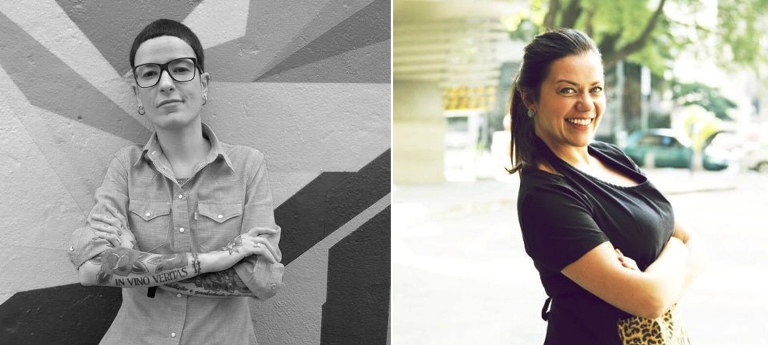Dani Bravin e Janaína Rueda: parceria na Casa do Porco e no Bar da Dona Onça (Fotos: Lua Sampaio e divulgação)