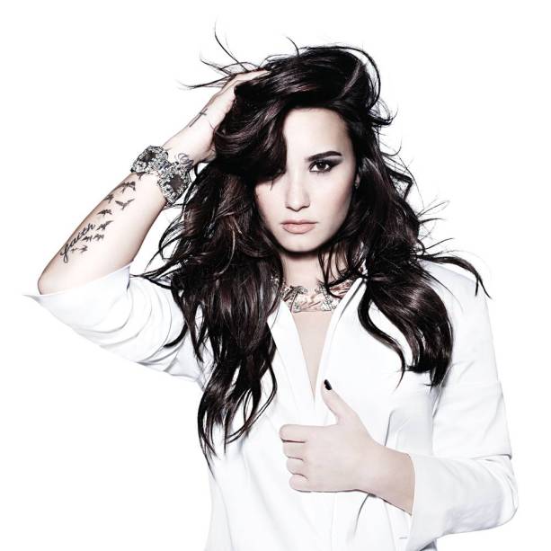 A cantora Demi Lovato A cantora Demi Lovato
