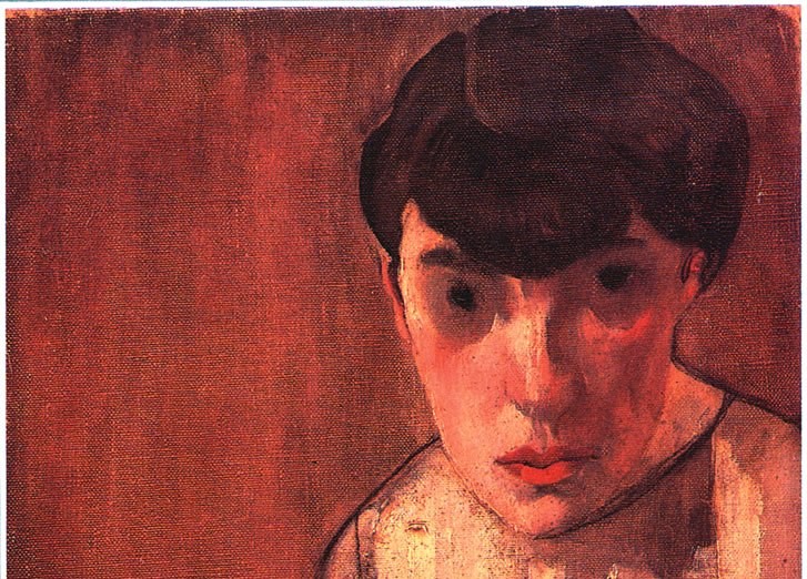 Óleo sobre tela: Jeune Femme Assise — Madame Cadorin Óleo sobre tela: Jeune Femme Assise — Madame Cadorin