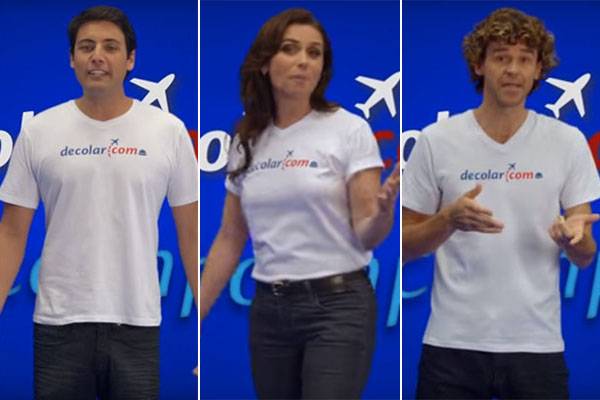 Famosos que fazem anúncio para ganhar passagens aéreas viram alvo de piada no “Tá no Ar’