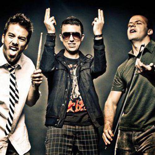 A banda Dexterz, com Junior Lima e Amon Lima A banda Dexterz, com Junior Lima e Amon Lima