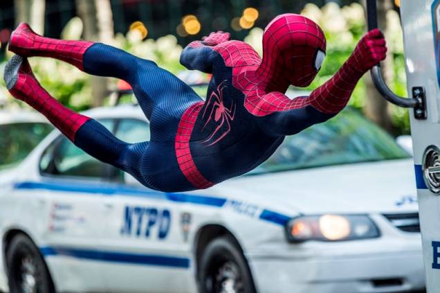 O Espetacular Homem-Aranha 2 - A Ameaça de Electro: o ator Andrew Garfield interpretando Homem-Aranha O Espetacular Homem-Aranha 2 - A Ameaça de Electro: o ator Andrew Garfield interpretando Homem-Aranha