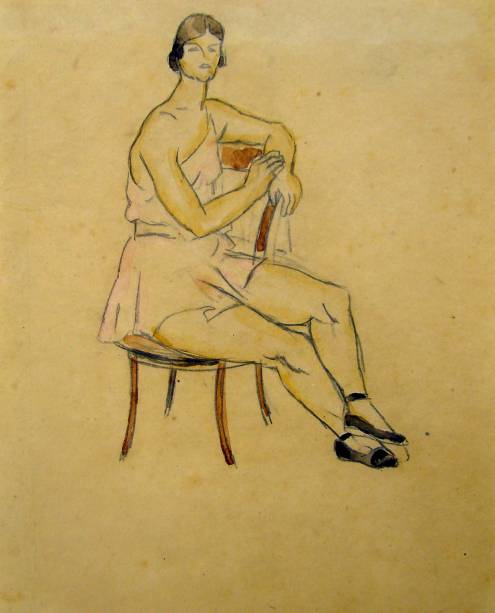 Sem título (Dançarina Sentada), 1929 Sem título (Dançarina Sentada), 1929