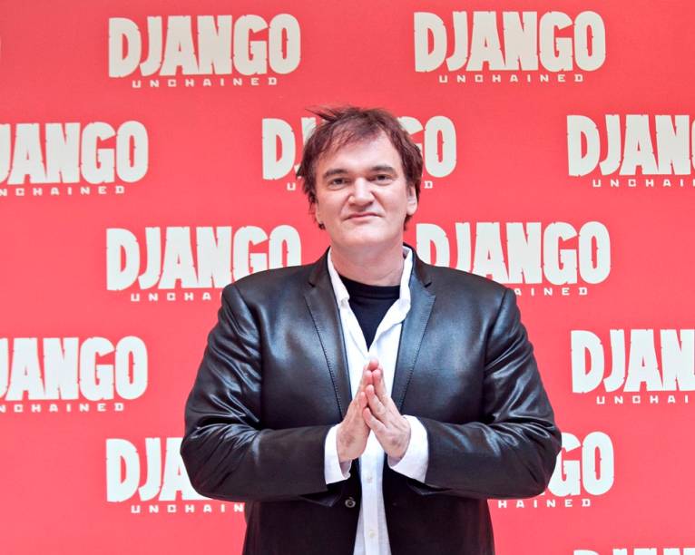 Quentin Tarantino na pré-estreia de Django Livre em Roma Quentin Tarantino na pré-estreia de Django Livre em Roma