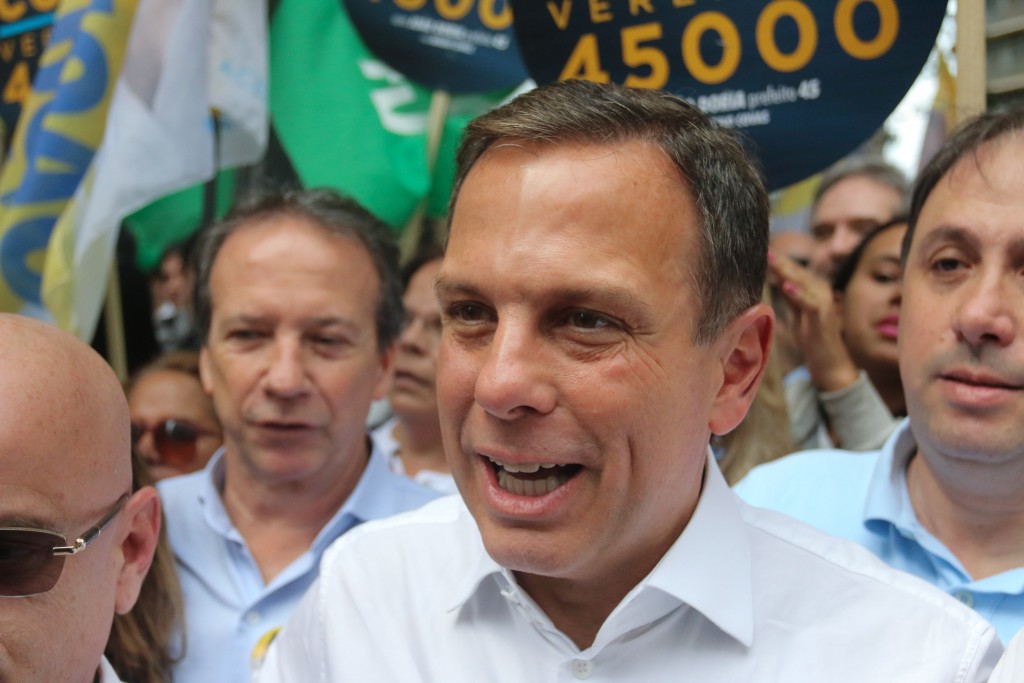 João Doria em campanha (Foto: Marcelo Camargo/Estadão Conteúdo)