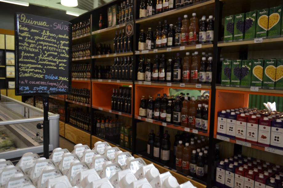 Mercado é especializado em produtos orgânicos e saudáveis Mercado é especializado em produtos orgânicos e saudáveis