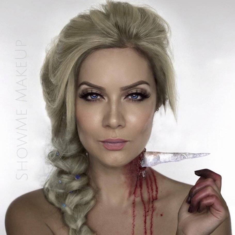 Maquiadora cria looks de Halloween inspirados nas princesas da Disney