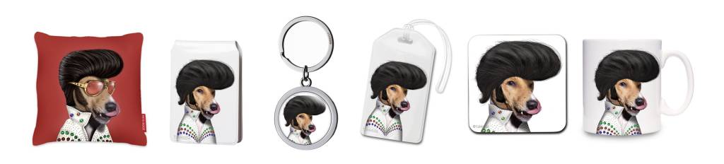 Elvis em versão canina e Bowie na pele de um hamster