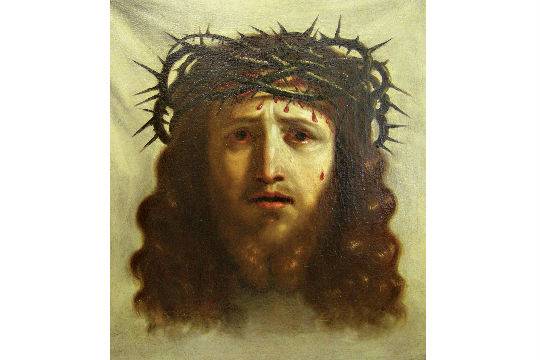 Retrato de Cristo com a Coroa de Espinhos (A Verônica de Guercino) Retrato de Cristo com a Coroa de Espinhos (A Verônica de Guercino)