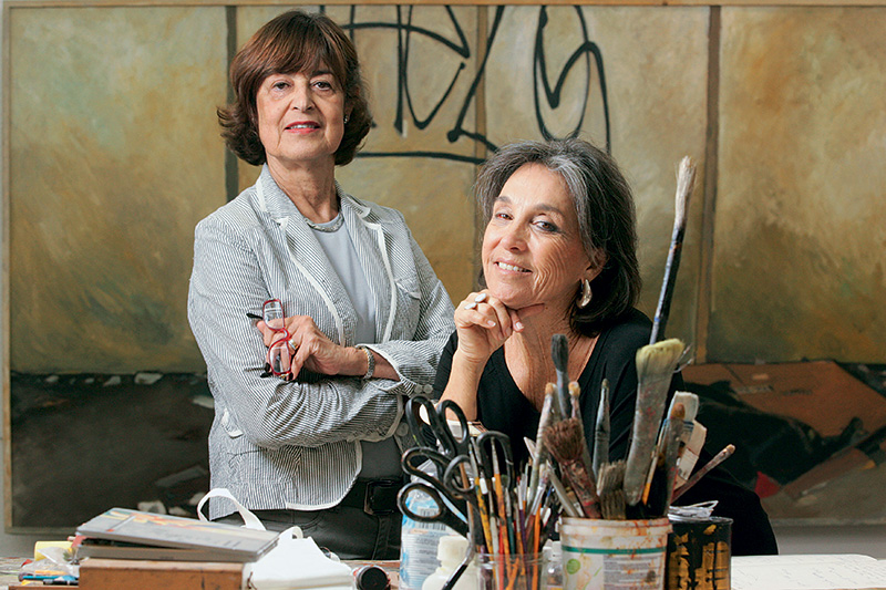 Itanira Heineberg e Ofra Grinfeder: conversa para fazer com que os personagens se abrissem Itanira Heineberg e Ofra Grinfeder: conversa para fazer com que os personagens se abrissem