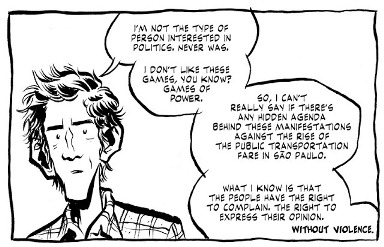 Fábio Moon e Gabriel Bá postam quadrinhos em apoio aos protestos em São Paulo