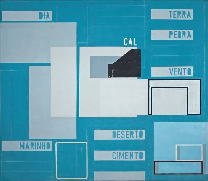 Óleo da série Placas, de Fabio Miguez Óleo da série Placas, de Fabio Miguez