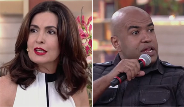 Fátima Bernardes se pronuncia ao vivo sobre enquete polêmica: traficante ou policial?
