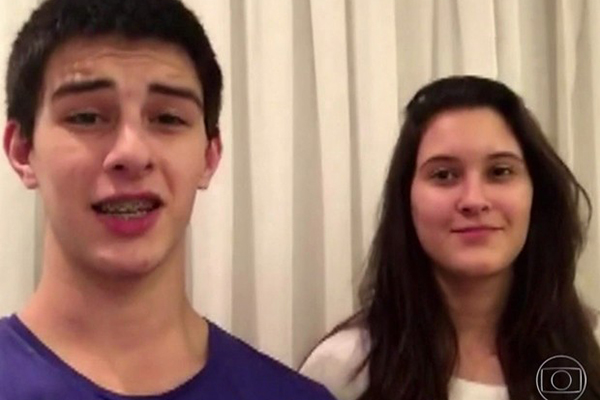 Fátima Bernardes se emociona com mensagem de Dia das Mães gravada por filhos