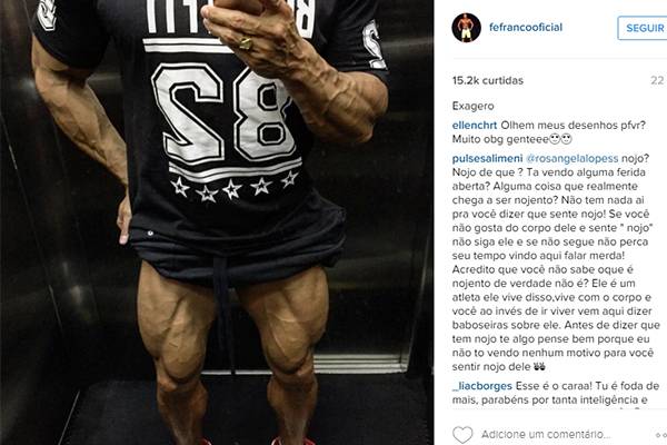 Marido de Juju Salimeni provoca polêmica com foto pós-malhação